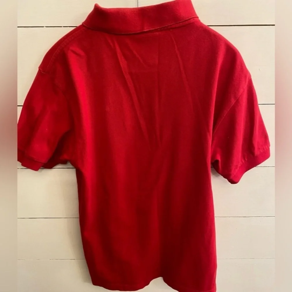 Lacoste 100% Cotton‎ Pique Knit  Red Euro 3 USA X Small Short Sleeve Polo